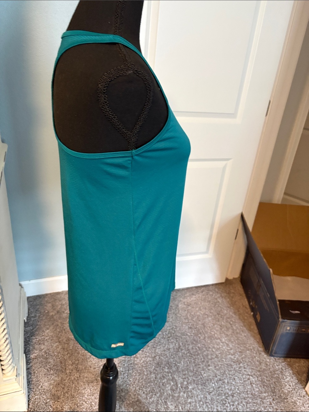 Danskin Now Teal Scoop Neck Muscle Tank - Picture 3 of 6